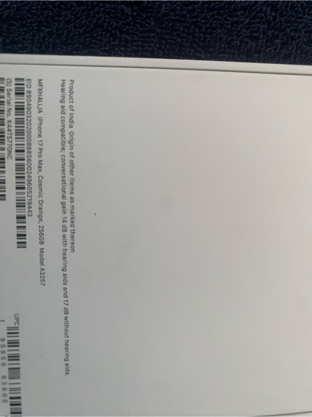 iPhone 17 Pro Max - Picture 4 of 5